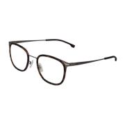 Bruine Rechthoekige Optische Monturen voor Mannen Hugo Boss , Brown , ...