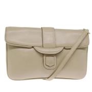 Pre-owned Leather celine-bags Celine Vintage , White , Dames