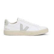 Witte Suede Campo Sneakers Veja , White , Heren