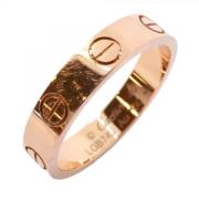 Pre-owned Rose Gold rings Cartier Vintage , Pink , Dames