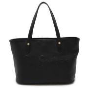 Pre-owned Leather totes Bvlgari Vintage , Black , Dames