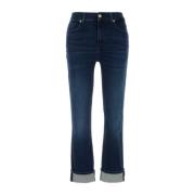 Stretch Denim La Jolla Jeans 7 For All Mankind , Blue , Dames