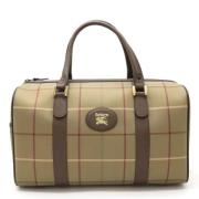 Pre-owned Canvas travel-bags Burberry Vintage , Beige , Dames