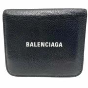 Pre-owned Leather wallets Balenciaga Vintage , Black , Dames