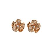 Pre-owned Rose Gold earrings Bvlgari Vintage , Pink , Dames