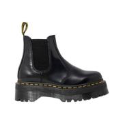 Zwarte Leren Laarzen voor Vrouwen Dr. Martens , Black , Dames