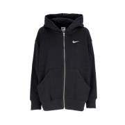 Phoenix Fleece Zip Hoodie Zwart Nike , Black , Dames