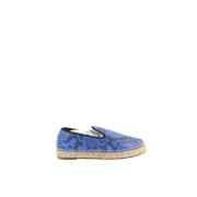 Pre-owned Leather espadrilles Celine Vintage , Blue , Dames