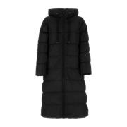 Zwarte Nylon Donsjas RefrigiWear , Black , Dames