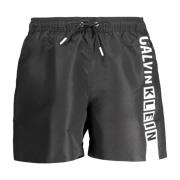 Zwarte Heren Zwemboxershorts Calvin Klein , Black , Heren