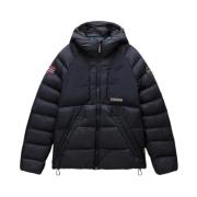 Pufferjas voor stijlvolle winterlook Napapijri , Black , Heren