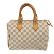 Pre-owned Canvas louis-vuitton-bags Louis Vuitton Vintage , White , Da...