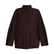 Oversized Jack met Opstaande Kraag en Rits Dries Van Noten , Brown , D...