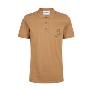 Regular fit piquet carry over polo Iceberg , Brown , Heren