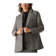 Veelzijdige Zwarte Blazer Piper Ydence , Black , Dames