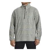 Grens Fleece Kleding Billabong , Gray , Heren