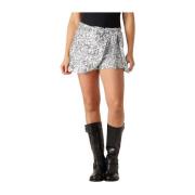 Zilveren Glitter Minirok Harper & Yve , Gray , Dames