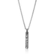 Men's Silver Prayer Box Necklace Nialaya , Gray , Heren