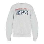 Sweatshirt uit de The Mountain collectie Sporty & Rich , Gray , Unisex