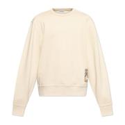 Sweatshirt met patch Burberry , Beige , Heren