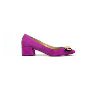 Suède Pumps met Pailletten Prosperine , Purple , Dames