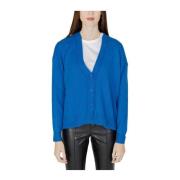 Gezellige Cardigan met Lycra Mix Street One , Blue , Dames