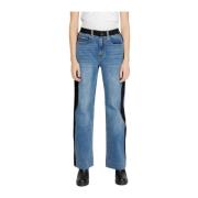 Stretch Katoenmix Dames Jeans Desigual , Blue , Dames