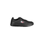 Stijlvolle Zwarte Polyester Sneaker met Rubber Tommy Hilfiger , Black ...