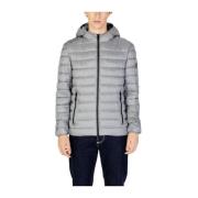 Polyamide Herfst/Winter Jas Collectie Gianni Lupo , Gray , Heren