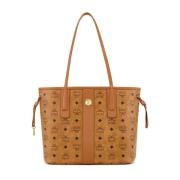 Omkeerbare Liz Shopper in Visetos MCM , Brown , Dames