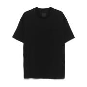 Zwart T-shirt met reliëflogo Givenchy , Black , Heren