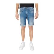 Stretch katoenen Bermuda shorts collectie GAS , Blue , Heren