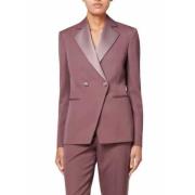 Rosewood Dubbel-Borst Tuxedo Jas Paul Smith , Pink , Dames