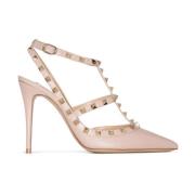 Roze Rockstud Pumps Elegante Schoenen Valentino Garavani , Pink , Dame...