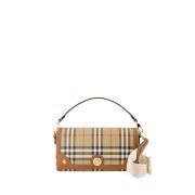 Bruin Synthetisch Leren Notitieportemonnee Burberry , Brown , Dames