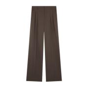 Bruine wollen Sbiru broek Loulou Studio , Brown , Dames