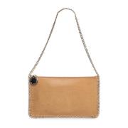 Amber Faux Leren Minimalistische Clutch Stella McCartney , Yellow , Da...