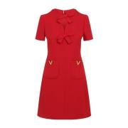 Elegante Paris Jurk voor Vrouwen Valentino , Red , Dames