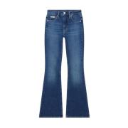 Klassieke Denim Jeans Collectie Calvin Klein Jeans , Blue , Dames