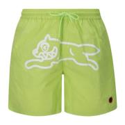 Hardlopende Hond Zwemshorts Icecream , Green , Heren