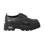 Leren Vetersneakers Cult , Black , Dames