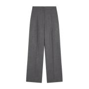 Grijze Wol Juno Broek Loulou Studio , Gray , Dames