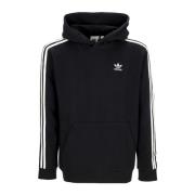 Zwarte 3-Stripes Hoodie Sweatshirt Adidas , Black , Heren