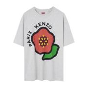 Grijze Pop T-shirt Lichtgewicht Jersey Portugal Kenzo , Gray , Heren