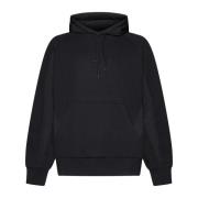 Zwarte Geweven Geblokkeerde Hoodie Reebok , Black , Heren