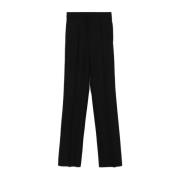 Elegante Wollen Broek Max Mara , Black , Dames