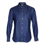 Stijlvolle Casual Overhemden voor Mannen Xacus , Blue , Heren