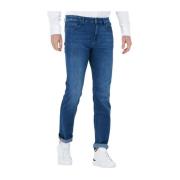 Slim Fit Blauwe Jeans Delaware Boss Black , Blue , Heren