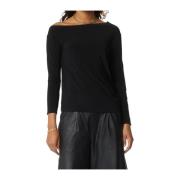 Zwarte Top voor Vrouwen Norma Kamali , Black , Dames