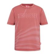 T-shirt T-Adjust-R13 Diesel , Pink , Heren